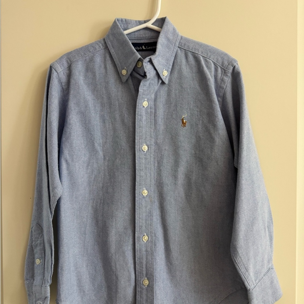 Ralph Lauren Kids Blue Button Down Shirt